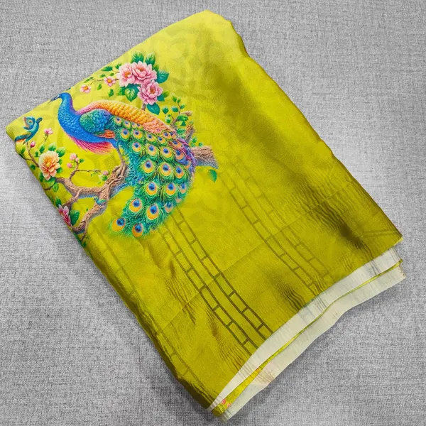 Premium Creap Saree With Running Blouse | SR68